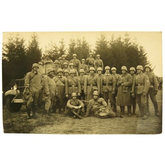 Senne Maneuver Area. Wehrmacht company at the training, 1936.. Espenlaub militaria